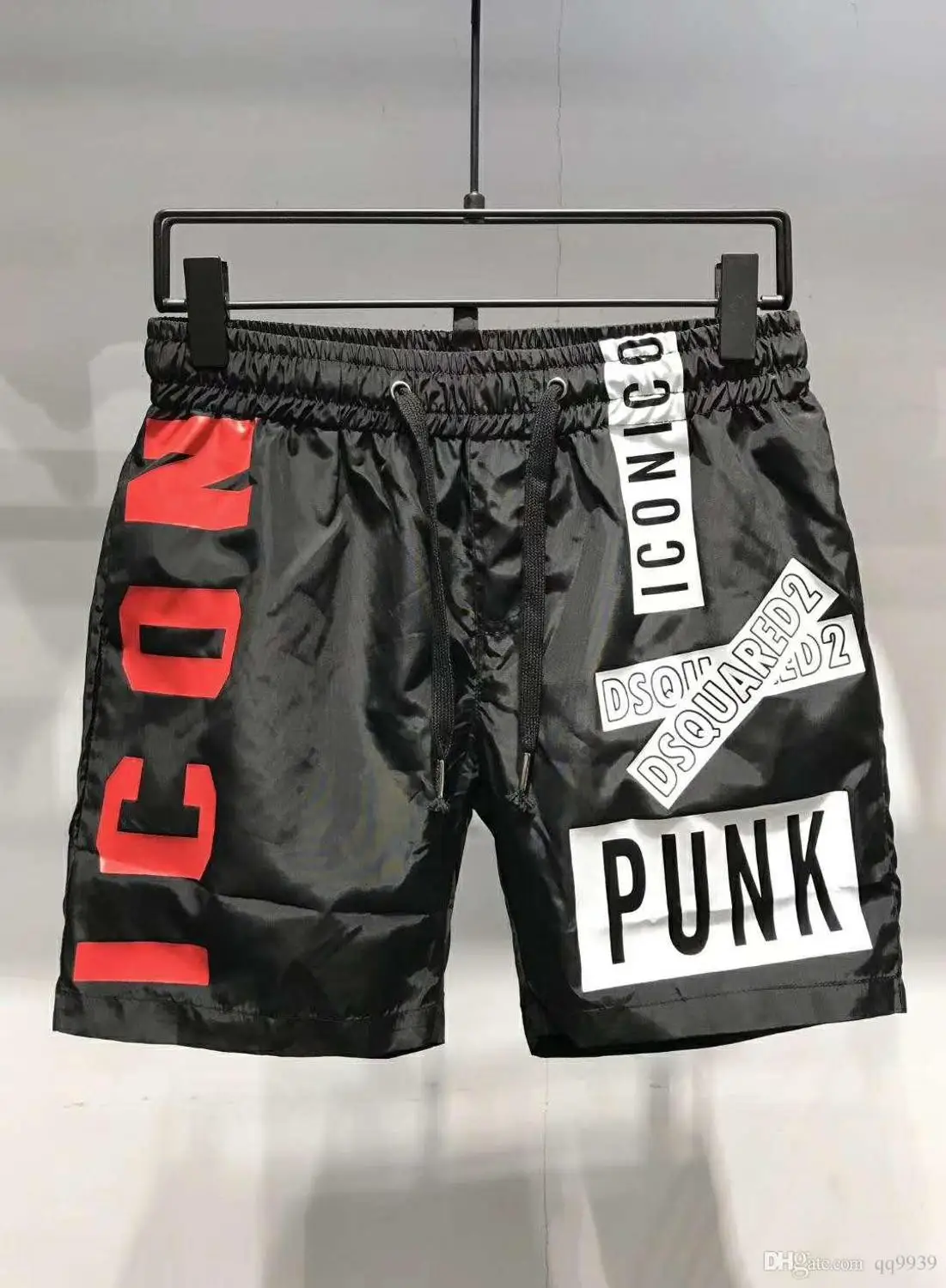 

Summer New Sports Fitness Shorts Polyester Quick-drying Three-point Shorts Men's Casual Beach Shorts Trendy Pants Fashion Brand