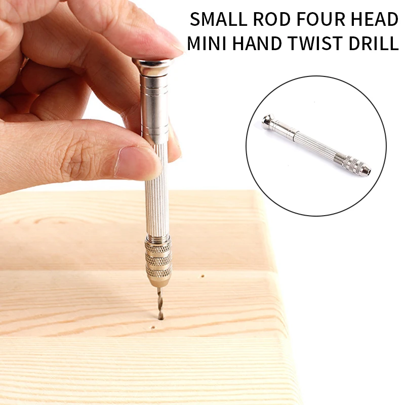 Тонкая штанга с четырьмя головками мини ручная дрель Ваджра Бодхи тысяча глаз