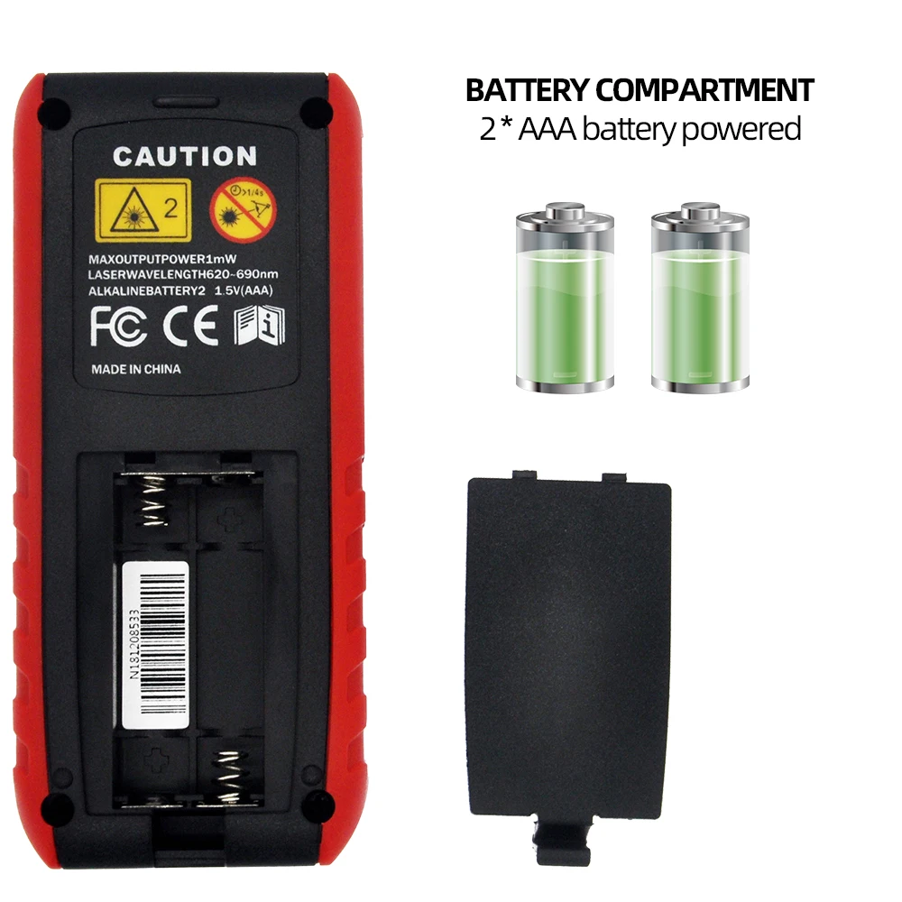 Цифровой лазерный дальномер измеритель расстояния 40 м 60 100 скидка 20% | Инструменты