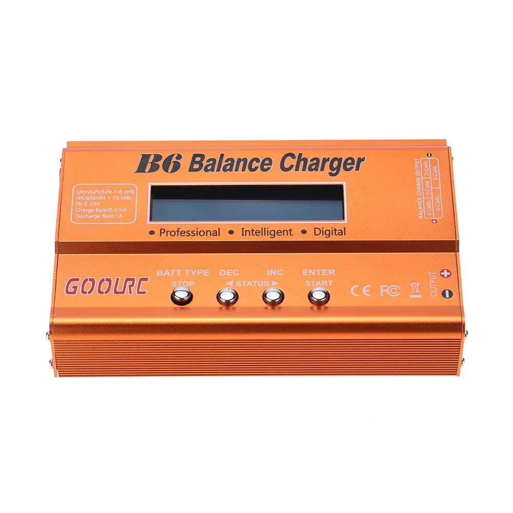 Оригинальное многофункциональное зарядное устройство GoolRC B6/зарядное Dis для