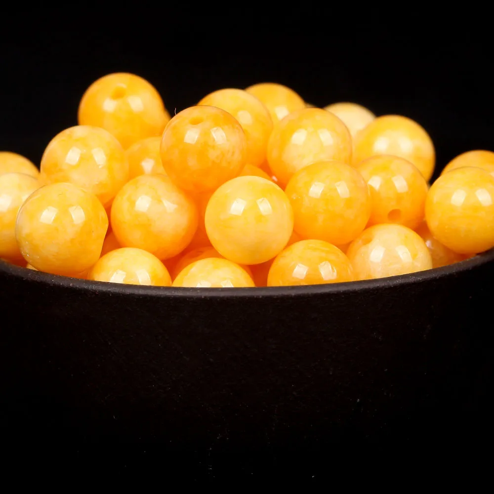 

Бусины из нефрита и пчелиного воска для изготовления ювелирных изделий, 6/8/10 мм