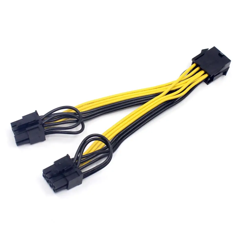 15/25 см ЦП 8Pin передача видеокарты двойной 6 + 2Pin CPU8P (4 4) Транспортировка