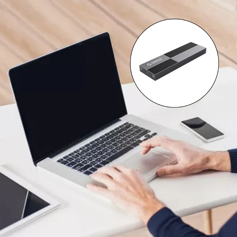 

X7AA Orico M2 Mobile Hard Disk Enclosure M.2 Nvme To Type-C USb3.1 Solid State Hard Drive SSD HDD Box 10Gbps Fast
