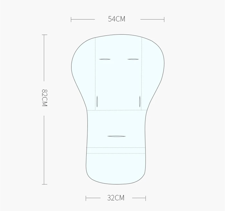 

Wave Stripe Baby Stroller Cushion Lengthen Kids Pushchair Cart Seat Pad 4 Seasons High Chair Seat Mat Infant Stroller Accessory