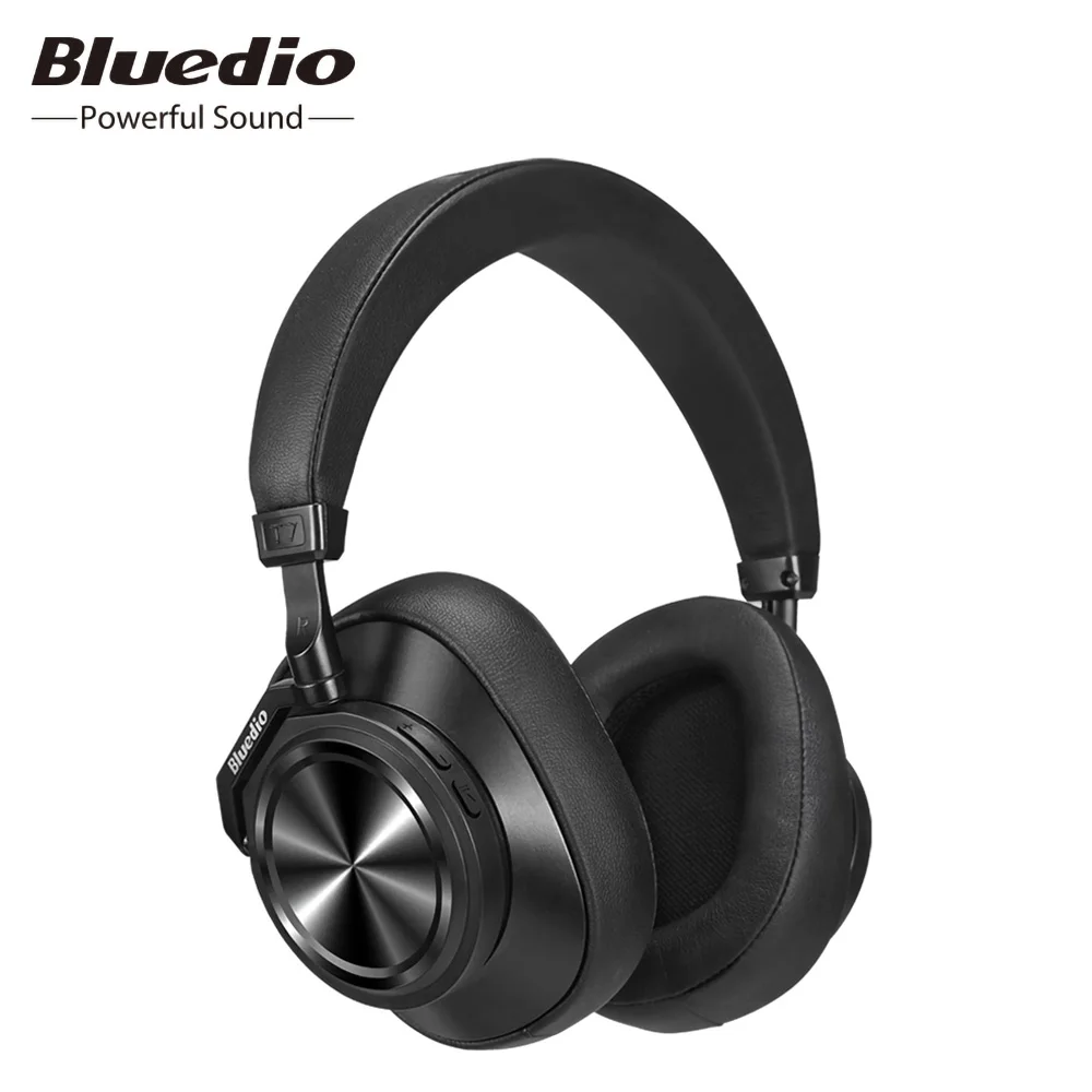 Bluedio наушники T7 плюс Смарт Bluetooth 5 0 активное Шум шумоподавления повязка AI