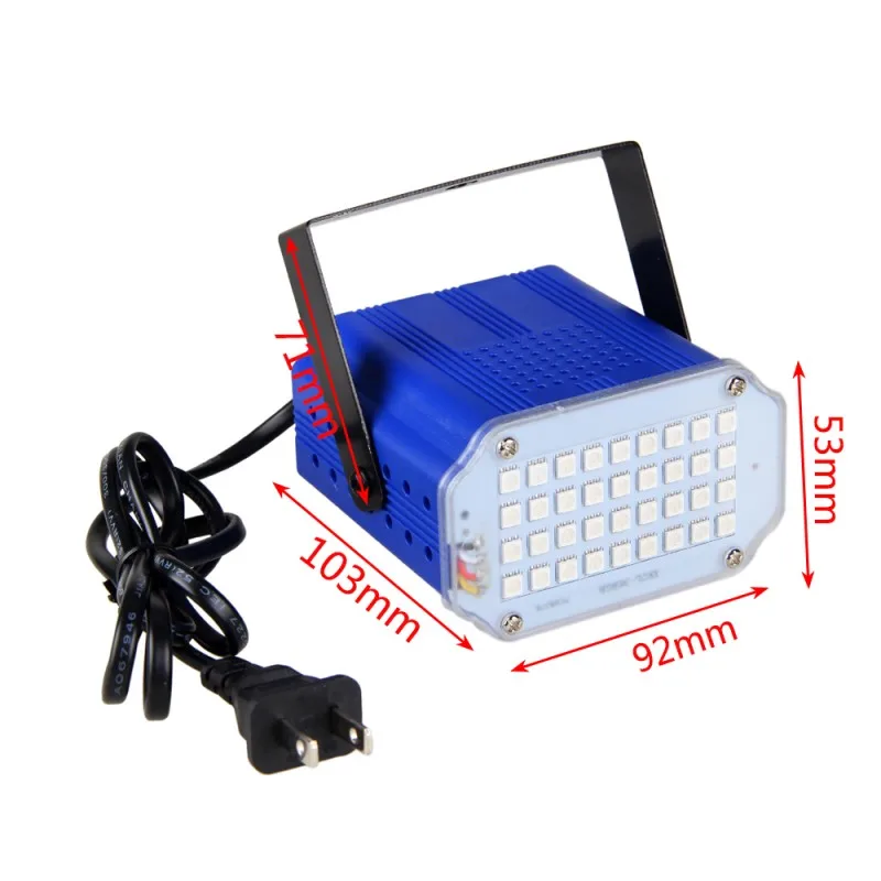 Мини 36 шт. светодиодный светильник для сцены DJ вспышки Клубные вечерние festa