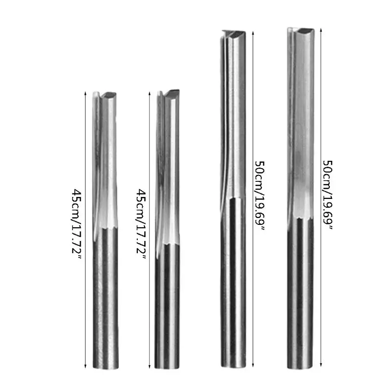 

Double-edged Straight Slot Milling Cutter CNC Machine Tool 2 Flute Milling Cutter Tungsten Carbide 4/6mm Bits