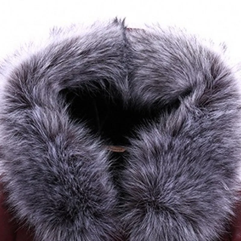 

Long Double-faced Full Sleeve Coat Women 2020 Winter New Warm Overcoat Female Plus Size 7XL With Fur Trim Hood Coats Jackets