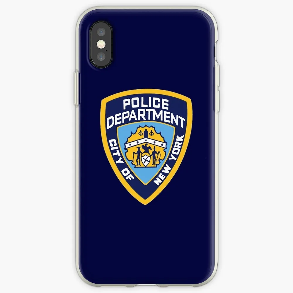 NYPD Прозрачный чехол для iphone X XSMAX XR 11 Pro Max чехол для iphone 6 6s 5 5S 7plus 8plus iphone 7 8 чехол