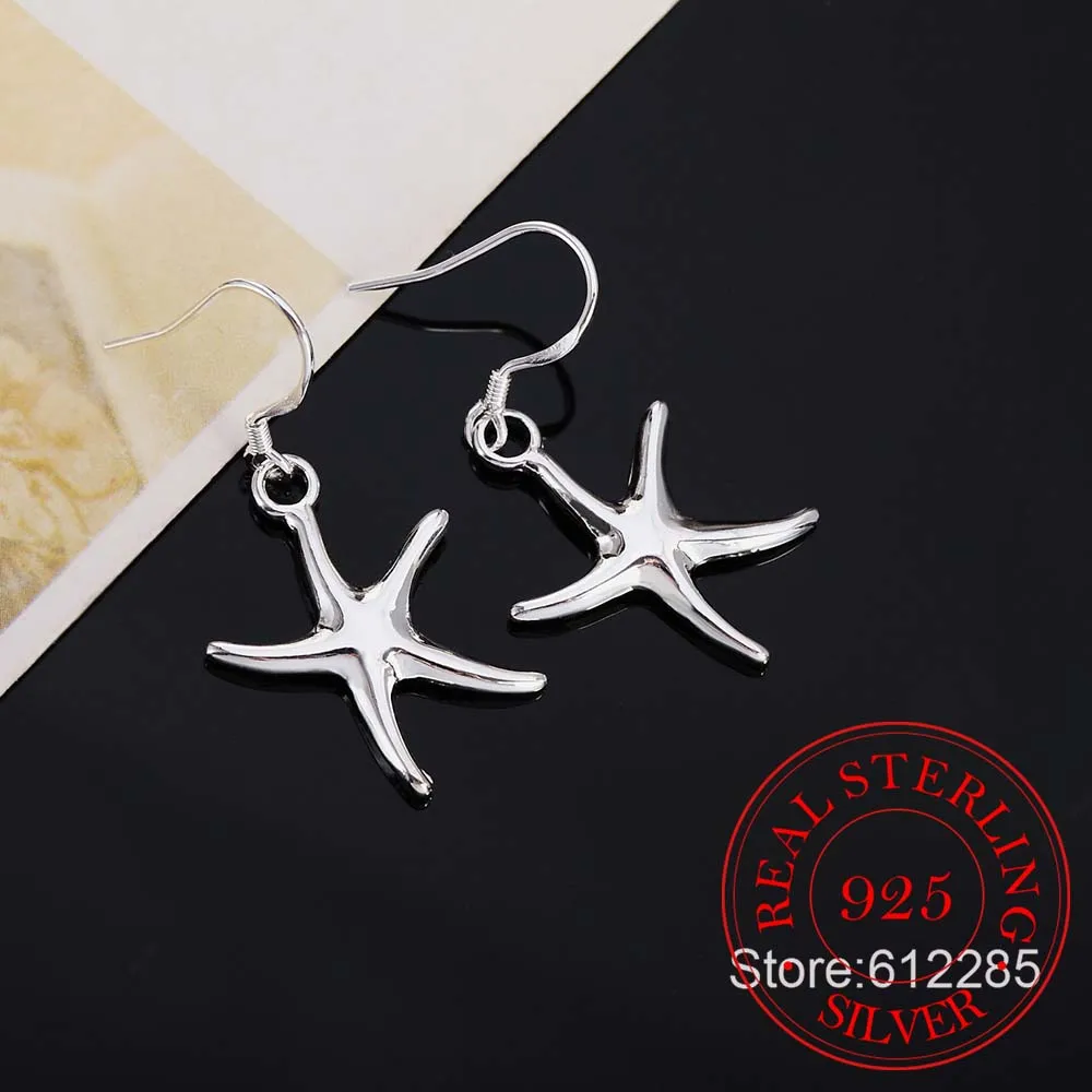 Серьги из серебра 925 пробы свадебные ювелирные аксессуары модные новые корейские