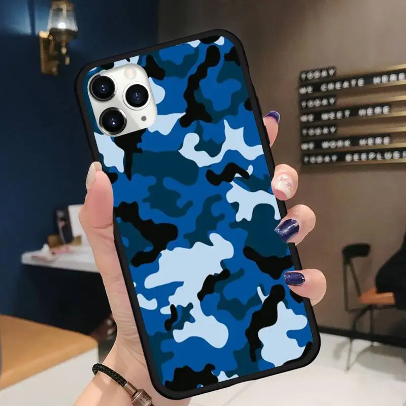 

Camouflage military pattern army Phone Case for iPhone 11 12 pro XS MAX 8 7 6 6S Plus X 5S SE 2020 XR mini Funda