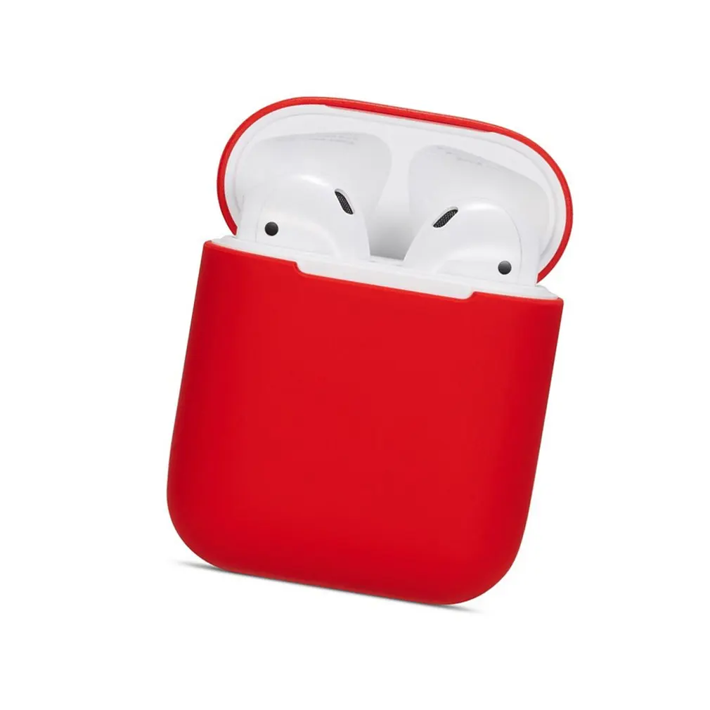 

For Apple Airpods One And Two Generations Universal Silicone Case Wireless Headset Waterproof Headphone Protection Box