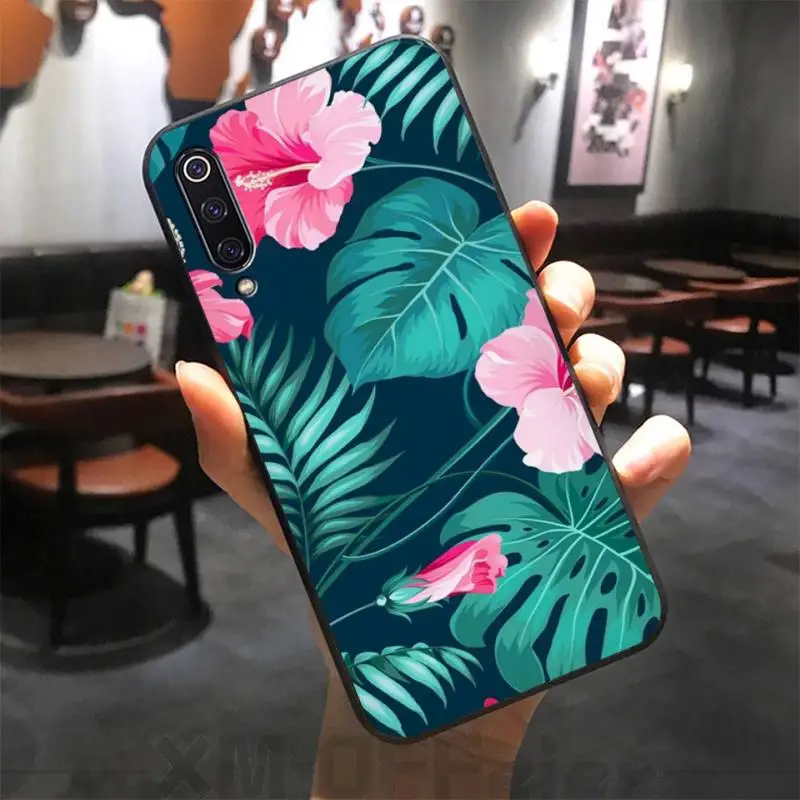 

Blue Banana Leaf Phone Case For Xiaomi Mi 9 9T CC9 CC9E 8 SE Pro A2 Lite 6X 5 A3 A1 Max Mix 2 3
