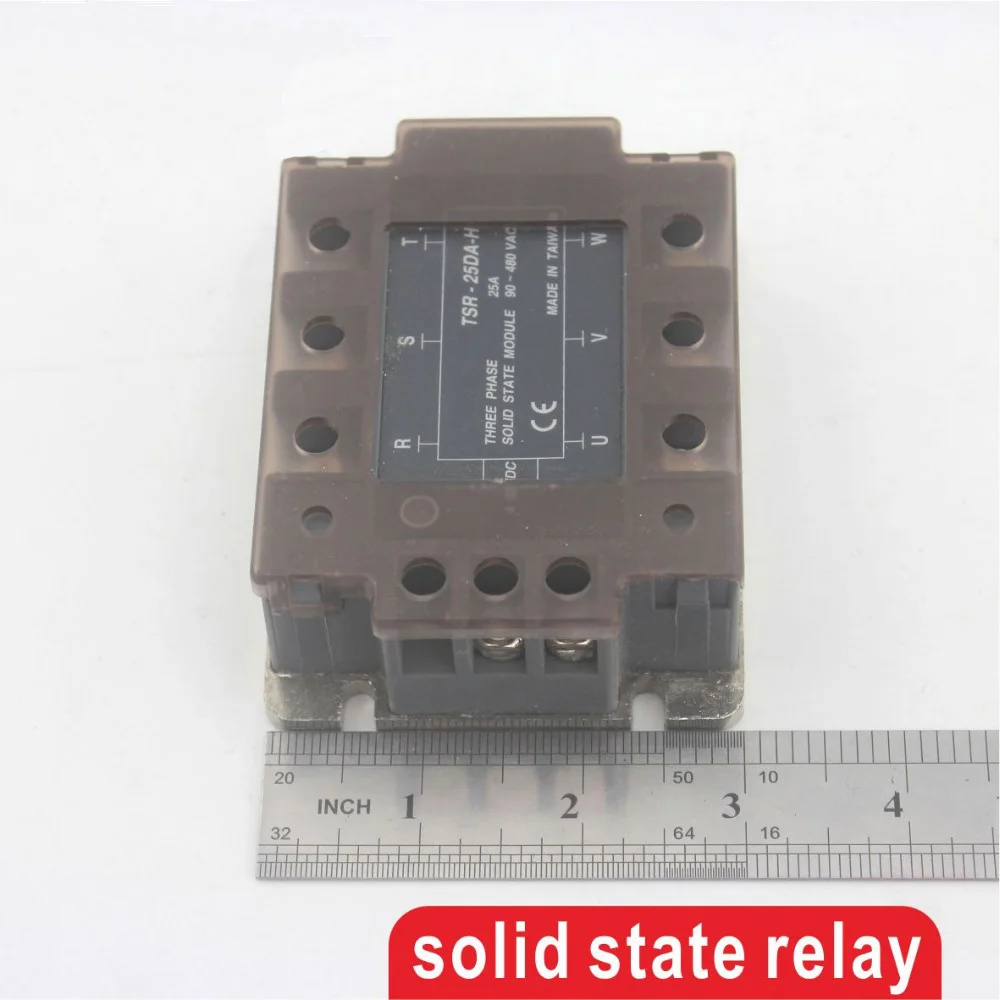 

75DA TSR-75DA-H Three-phase High voltage type SSR input 4-32V DC load 90-480V AC single phase AC solid state relay