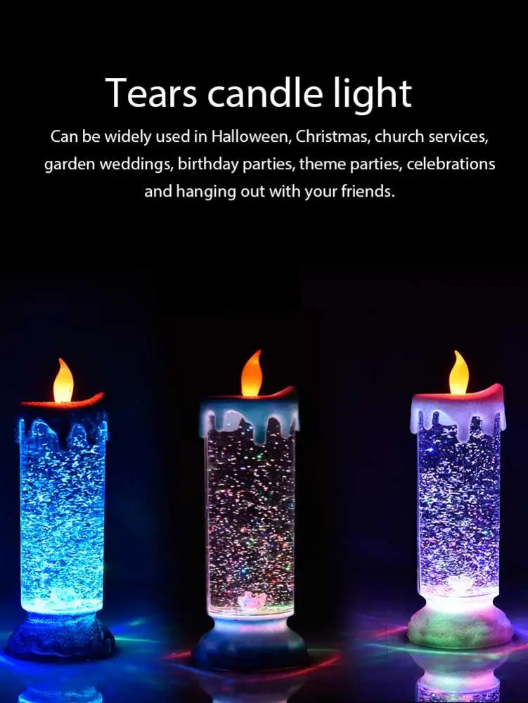 Беспламенного светодиодные свечи Tealight ночные светильники лампы Батарея