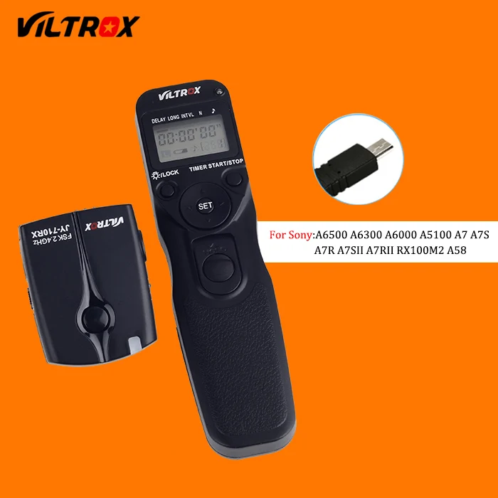 Viltrox JY-710 камера беспроводной Таймер дистанционного спуска затвора управление кабель для Canon M5 M6 Nikon Pentax sony A7 A7III A6000 A6300 - Цвет: S2