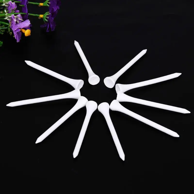 10 шт. деревянный гольф футболки для гольфа Гольф аксессуары мяч гвозди|Обучение