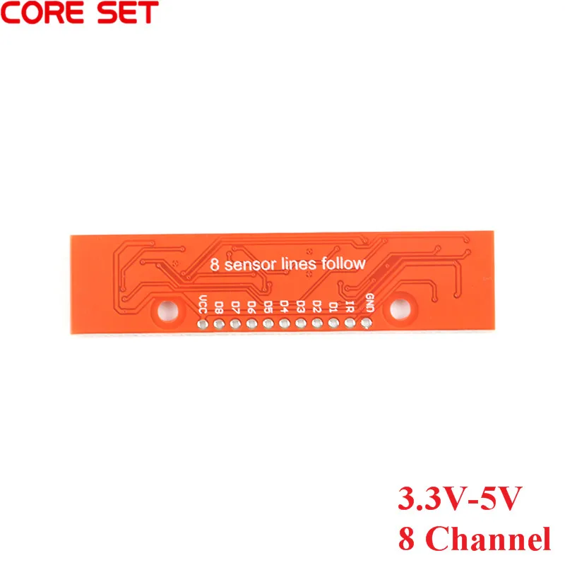 Модуль отслеживания 8 каналов инфракрасный датчик обнаружения 3 3-5 В сделай сам