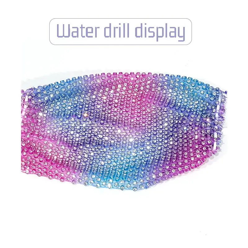 Новинка летние декоративные стразы маска для женщин сетчатая красная лица с