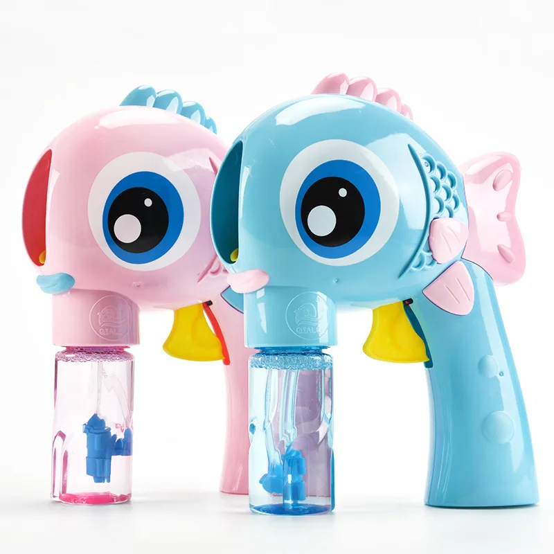 Открытый Электрический детский игрушки для детей мультфильм рыба мыло дуя