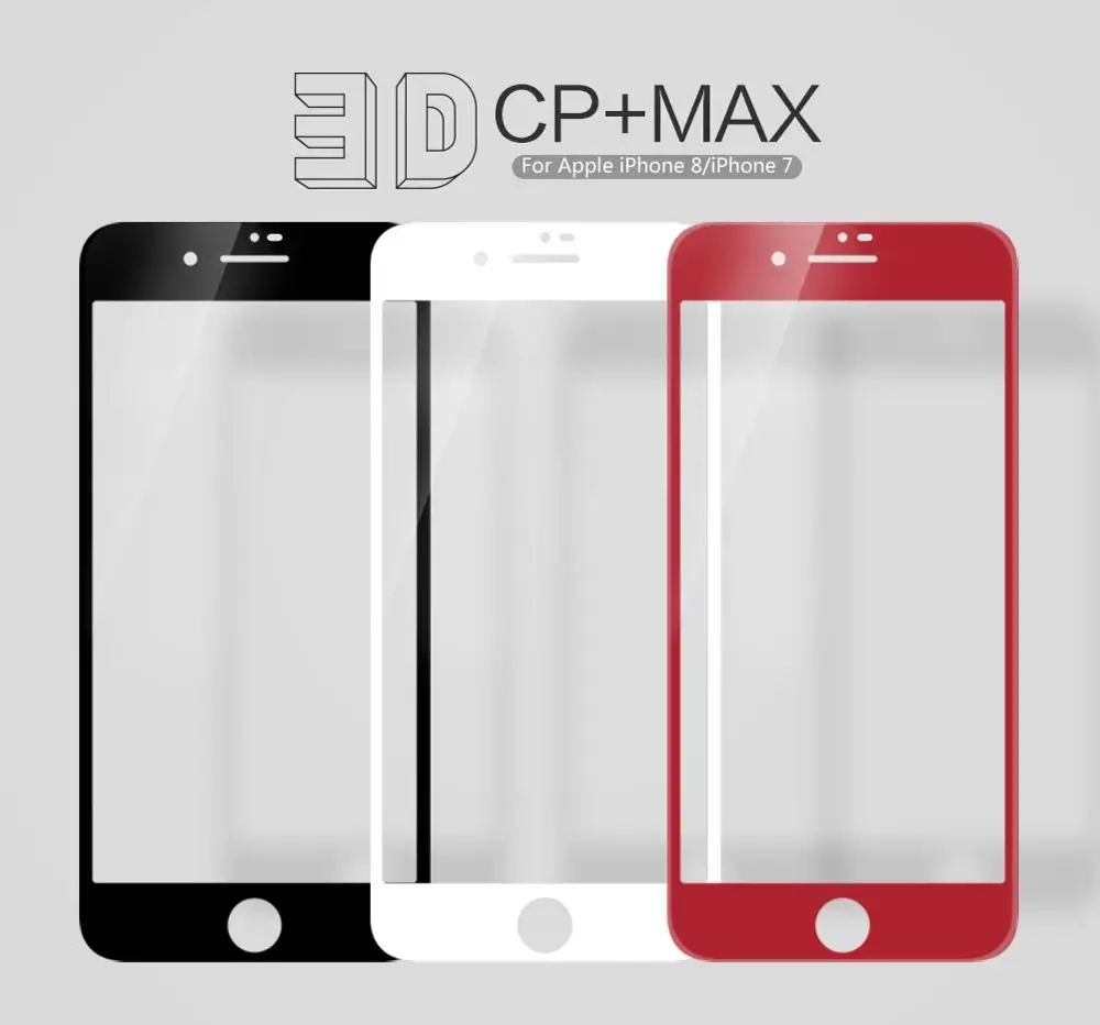 

Для Apple iPhone SE 2020 4,7 дюймов/iPhone 8 Plus/7 Plus NILLKIN изогнутый полностью закрытый 3D CP + Max закаленное стекло Защита экрана