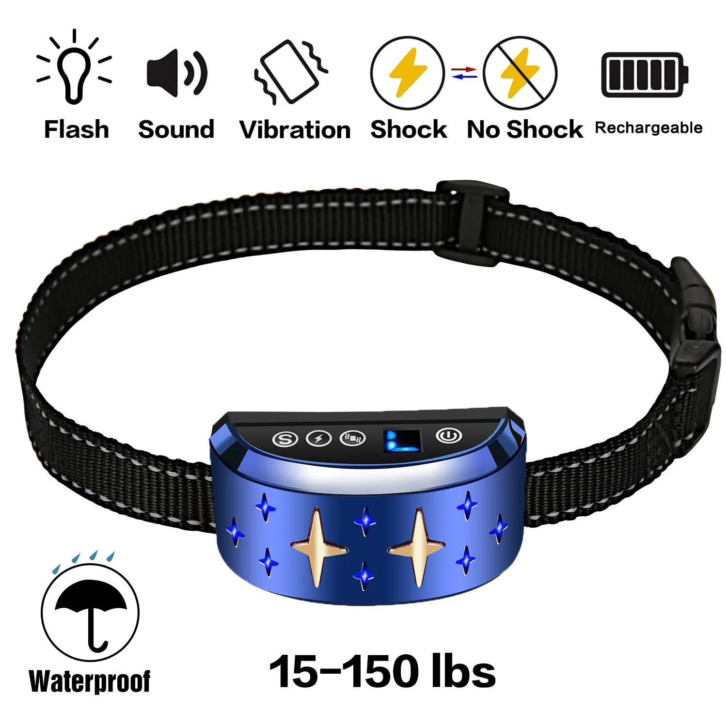 

Dog Training Collar Outdoor Wireless Fence for Dog with Remote Adjustable Range Control Waterproof and Rechargeable Dog Supplies