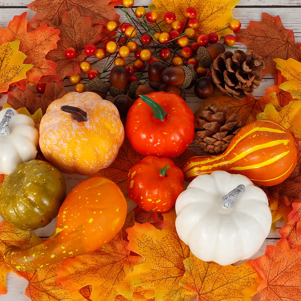 120/218 шт. декоративные тыквы на День Благодарения |