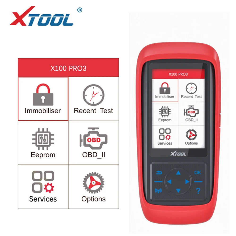 Сканер автомобильного кода XTOOL X100 PRO3 OBD2 диагностический инструмент с более
