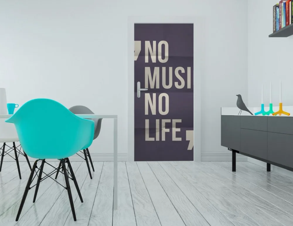 Настенная 3d наклейка нет музыки жизни|wall deco|wall muraldecal wall |