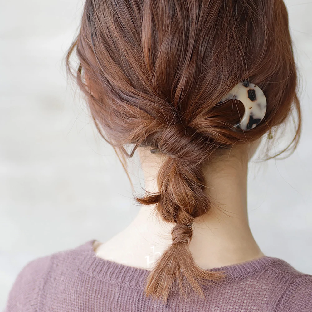 U образная шпилька для волос зажимы из уксусной ракушки шпильки головной убор