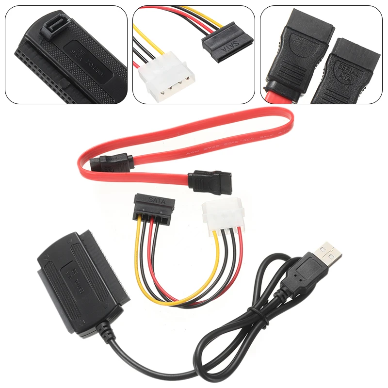 Новое поступление адаптер для внешнего жесткого диска USB2.0 на IDE SATA 480 МБ/с. кабель