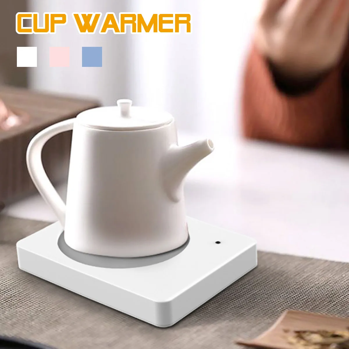 

USB Mini Smart Warmer Cup Electric Heater Coffee Mug Water Bottle Warmer for Home Office with Timer 55' Constant Temperatures