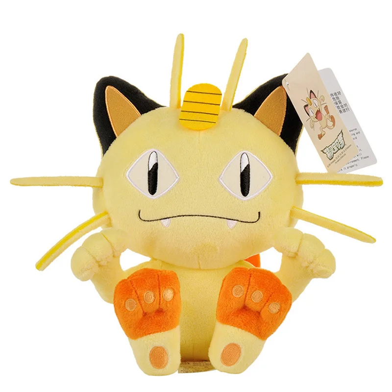 25 см аниме игры серии Pokemon Meowth Плюшевые игрушки Мягкая Подушка подарок на день
