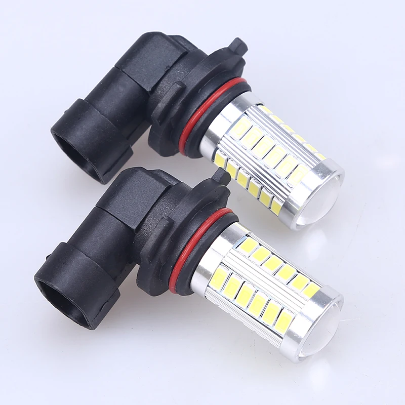 1 пара 9006 33 SMD белые лампы супер яркие Автомобильные светодиодные огни для