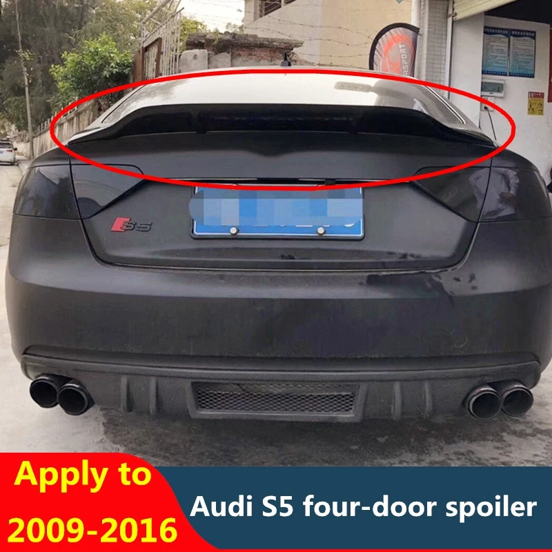 CEYUSOT для автомобильного спойлера из настоящего углеродного волокна крыло Audi A5 S5