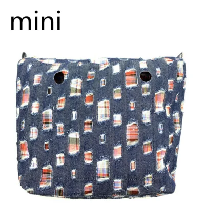 Мини-размер obag внутренняя сумка Холст модный стиль - Цвет: mini size