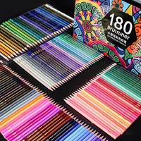 professional 180 colors wood soft watercolor pencils set lapis de cor artist painting sketching color pencil school art supplies