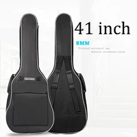 free shipping guitar straps 41inch wood ballad guitar case electric guitar cover bags electric bass guitar box 36inch bag