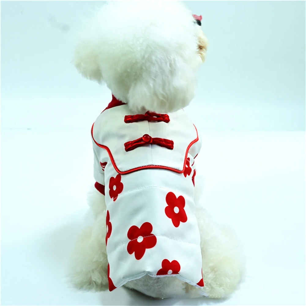 

Pet Tang Suit Down Jacket Winter Cute Cozy Cold-weather Costume Turtleneck Sweater Thickening Clothing Warm Clothes одежда