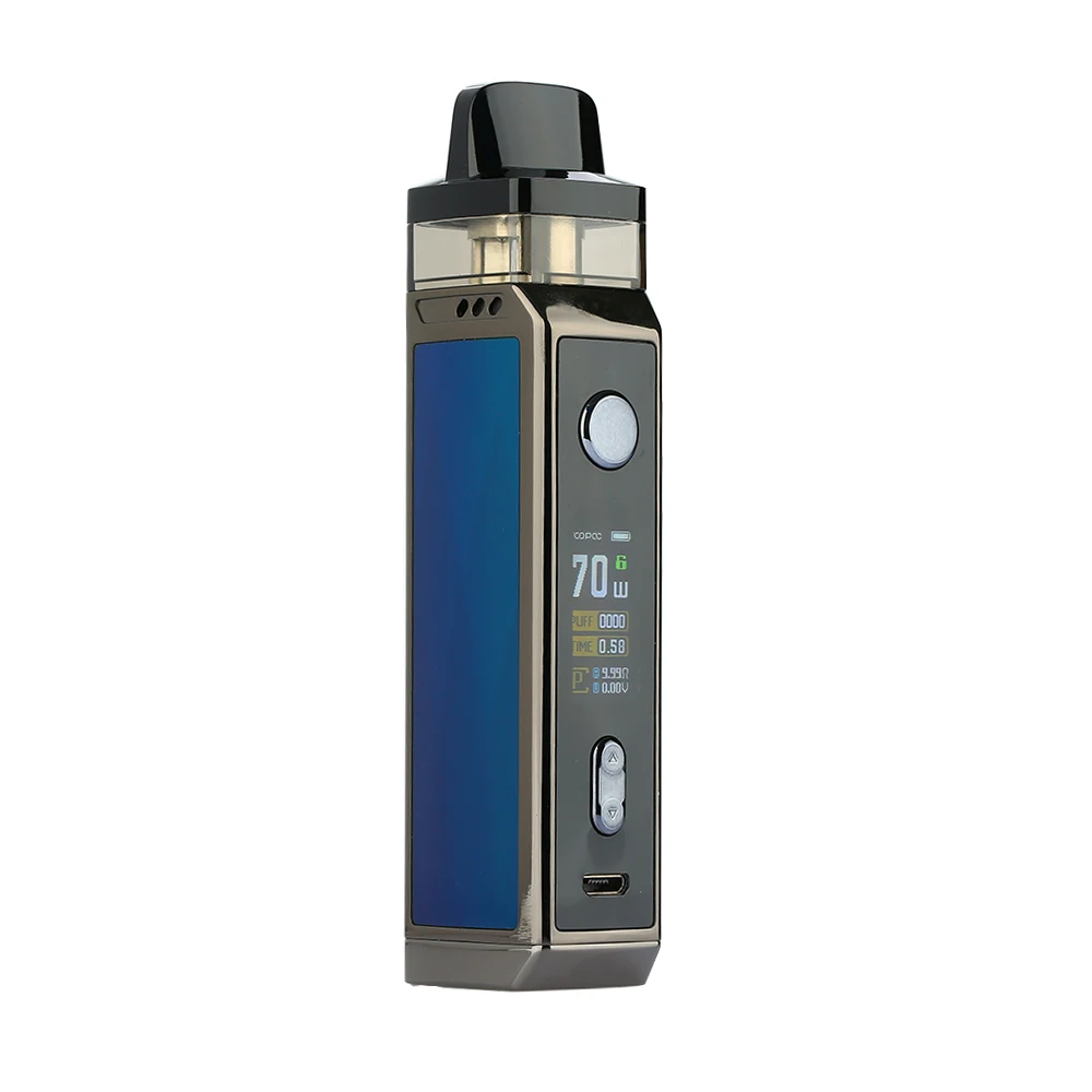 Горячая Распродажа, комплект VOOPOO VINCI X 70W Pod, система с двумя катушками, 0,96 дюймовый экран, питание от батареи 18650, комплект Vape vs Vinci Mod Kit - Цвет: Dazzling Green