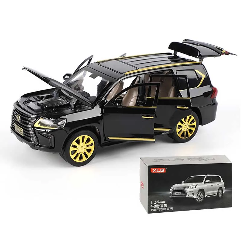 Модель внедорожника Lexus M929X модель игрушечного автомобиля из сплава литой под