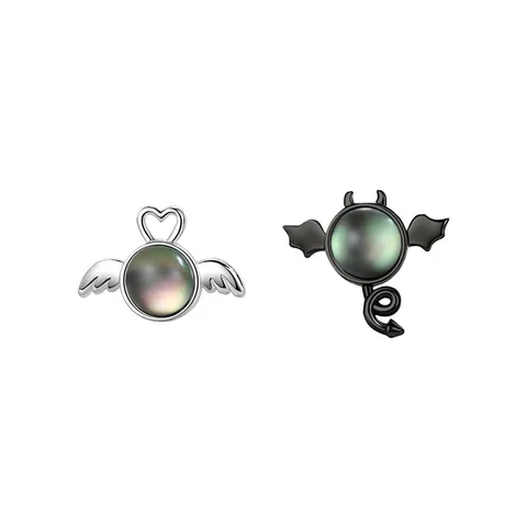 925 стерлингового серебра и демоны дизайн женские серьги-гвоздики для женщин Роскошные серьги для свадьбы большие 2021 новый ювелирные украшения