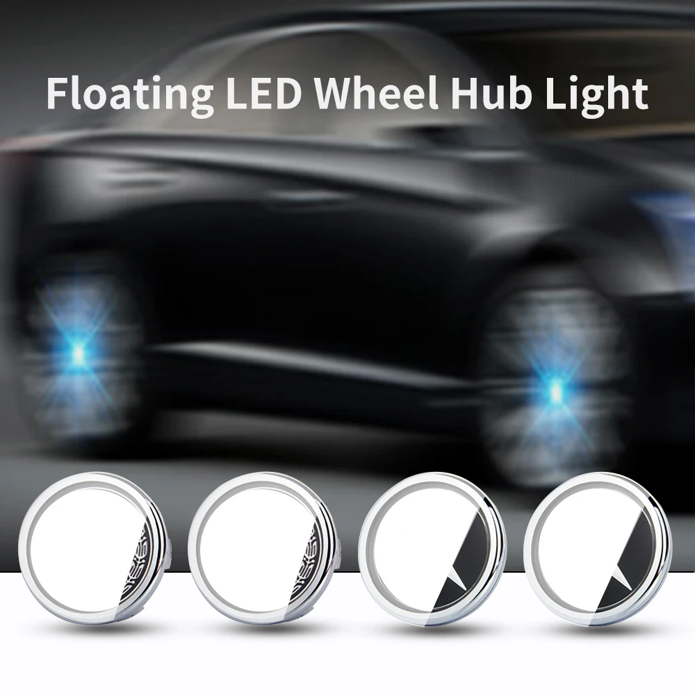 

Hub Light Car Floating Illumination Wheel Caps LED Light Wheel Center Car Cap Center Cover Lighting Cap for BMW 56mm 59mm 68mm