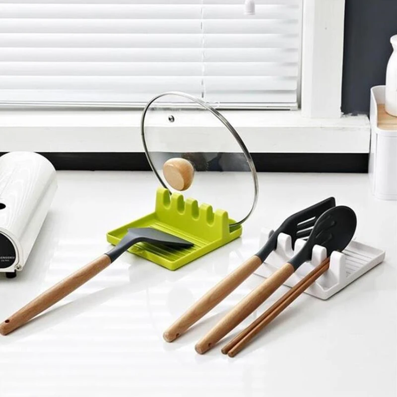 

FEIGOLO Kitchen Cooktop Spatula Spoon Chopsticks Pot Lid Shelf Tableware Storage Base Multifunctional Drain Rack Household FNS58