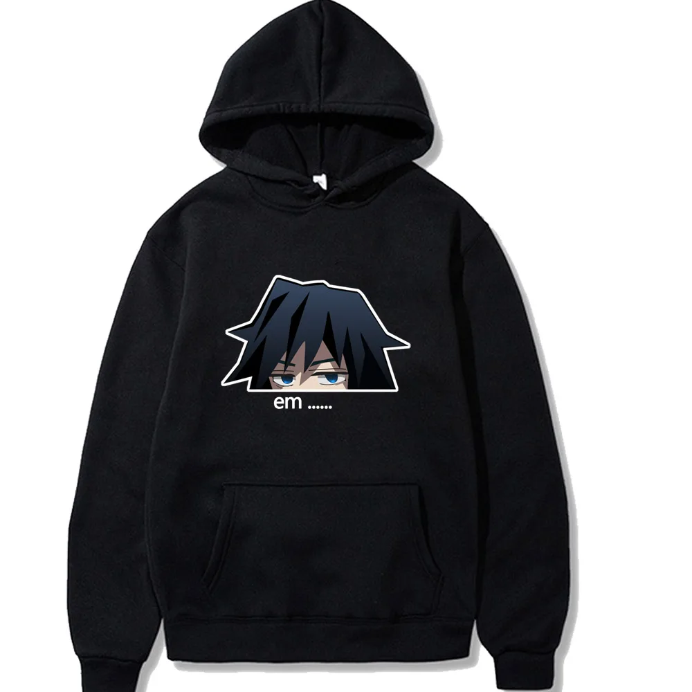 

Anime Demon Slayer Giyuu Pullover Casual Loose Pullover Unisex