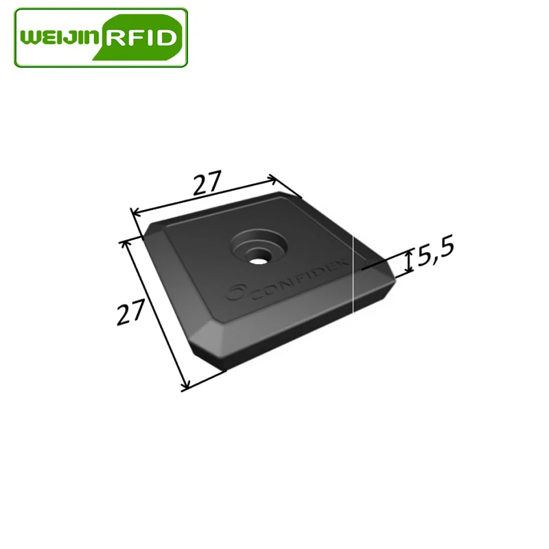 UHF RFID Метка металлический тег confidex ironside micro 915m 868m Impinj Monza4QT EPC 20 шт. бесплатная