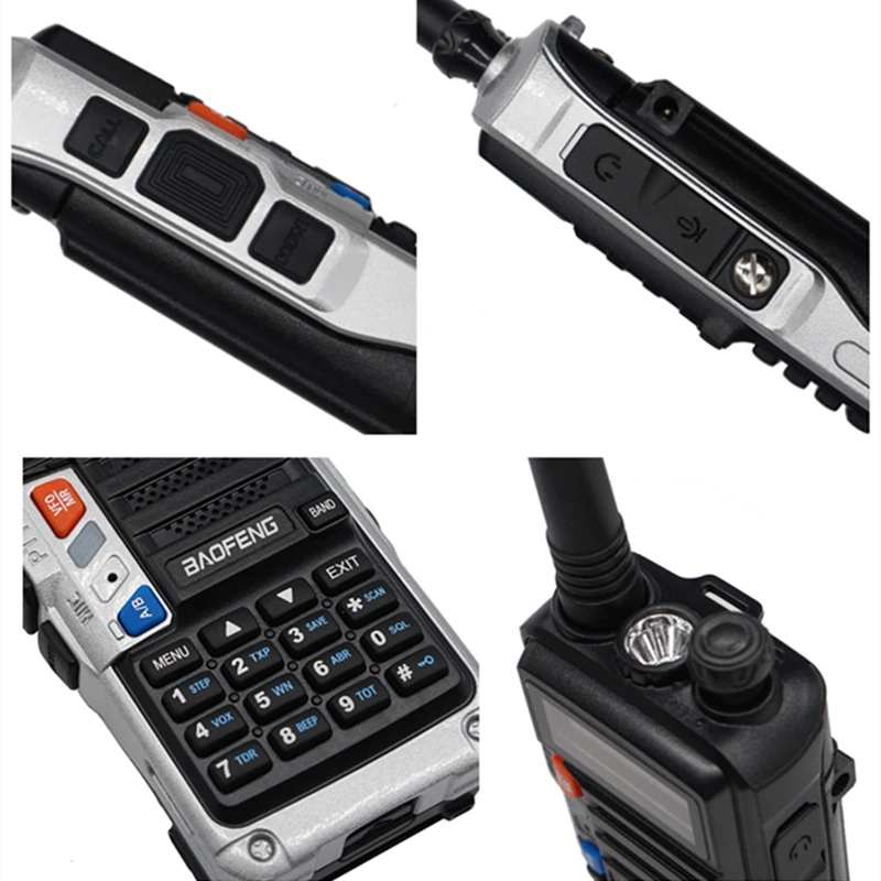 8 Вт Baofeng UV 5R Pro двухстороннее радио двухдиапазонное высокомощное рация UV5R FM