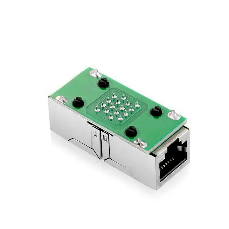 5 шт/комплет Ethernet Cat5e RJ45 Женский сетевой LAN разъем-переходник продлительного типа Адаптер поддерживает CAT6/CAT5e для компьютера, принтера, телевизора