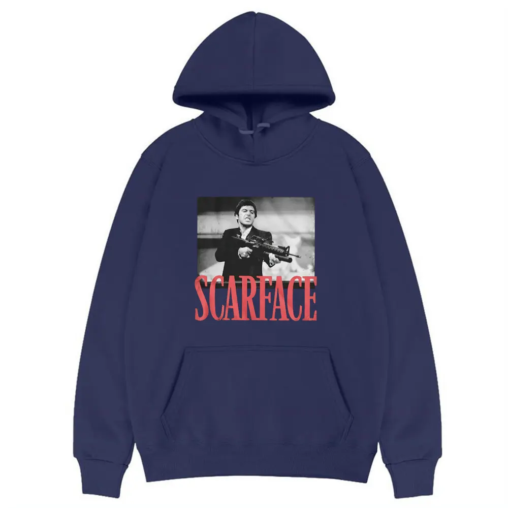 Толстовка Scarface с принтом Тони Монтана большие пистолеты для маленького друга