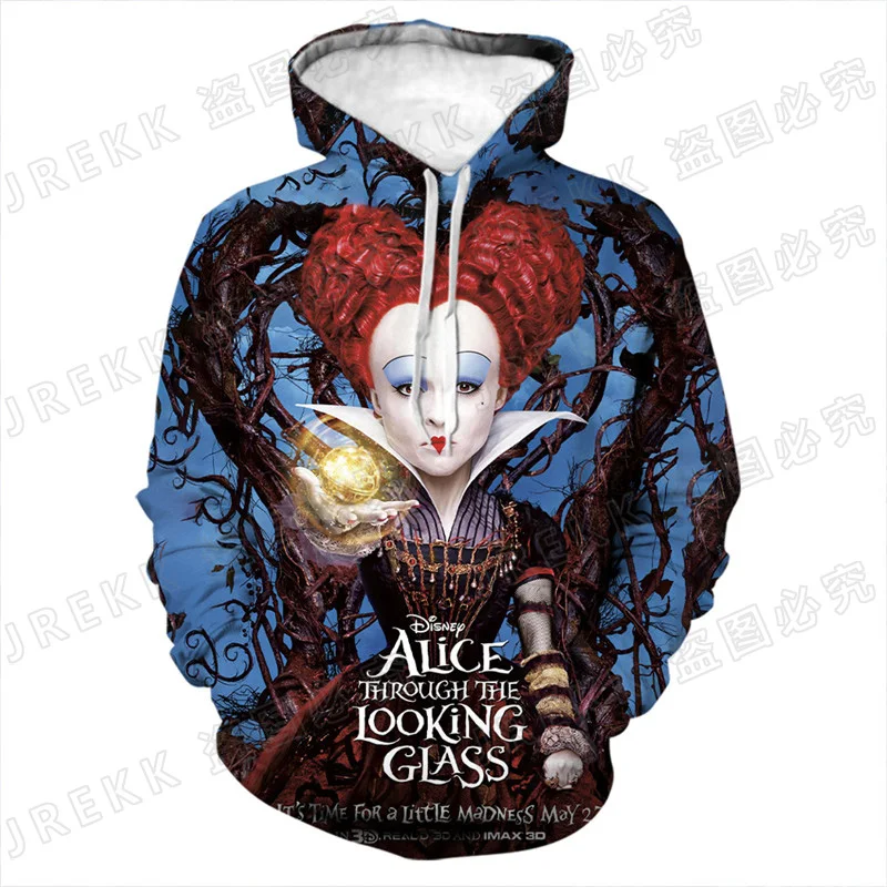 

Alice in Wonderland Hoodies Men Women Children Fashion 3D Print Sweatshirts Boy Girl Kids Pullover Long Sleeve Coat Clothing